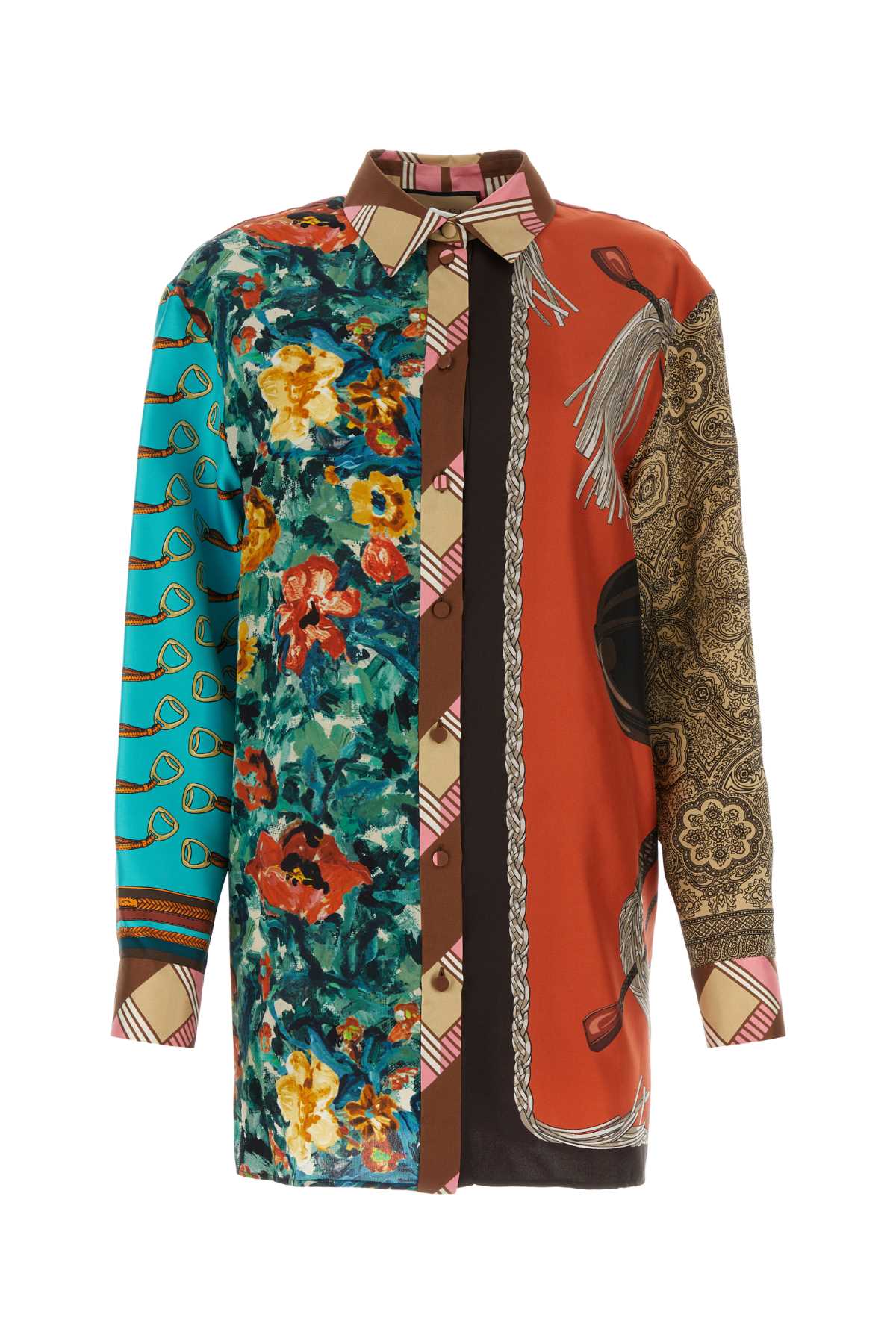 GUCCI Printed Silk Shirt for Women