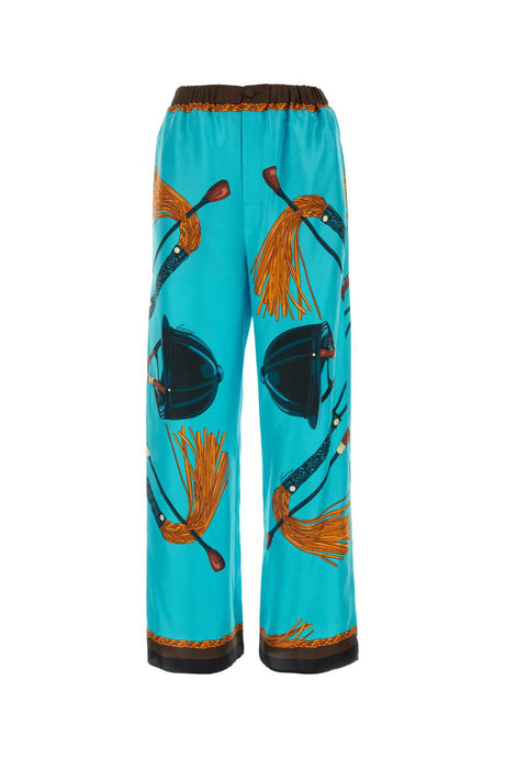 GUCCI Printed Twill Pants for Women