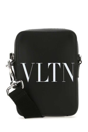 VALENTINO GARAVANI Mini Black Leather Crossbody Handbag