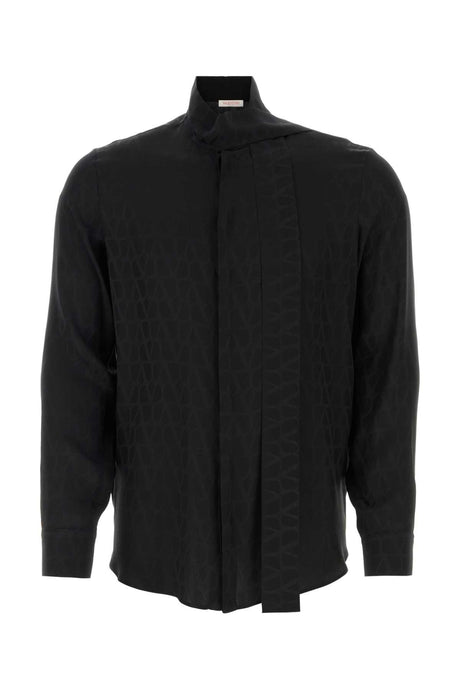 VALENTINO GARAVANI Embroidered Silk Shirt