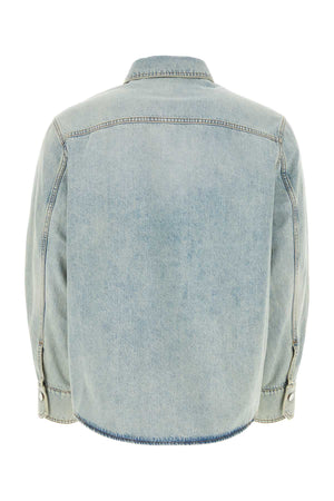 VALENTINO GARAVANI Light Blue Denim Shirt for Men