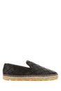 BOTTEGA VENETA Chocolate Leather Jack Espadrilles