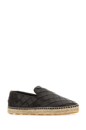 BOTTEGA VENETA Chocolate Leather Jack Espadrilles