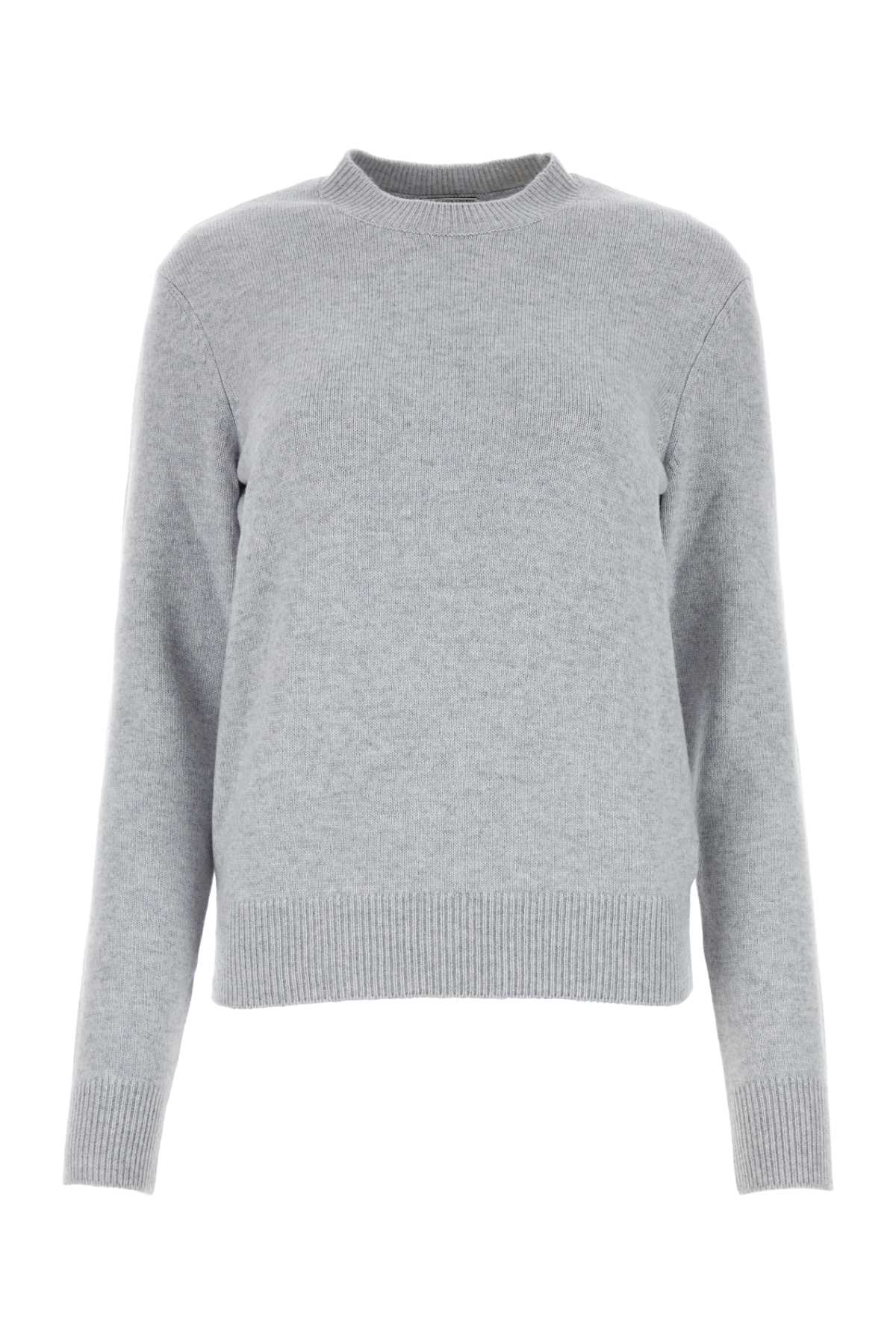 BOTTEGA VENETA Grey Stretch Cashmere Blend Sweater for Women