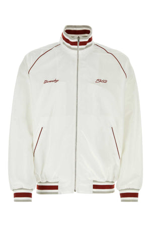 GIVENCHY Classic White Nylon Bomber Jacket