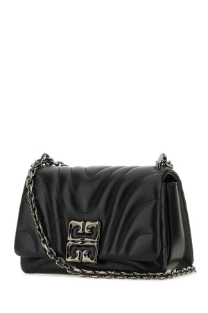 GIVENCHY Mini Black Leather 4G Soft Shoulder Handbag