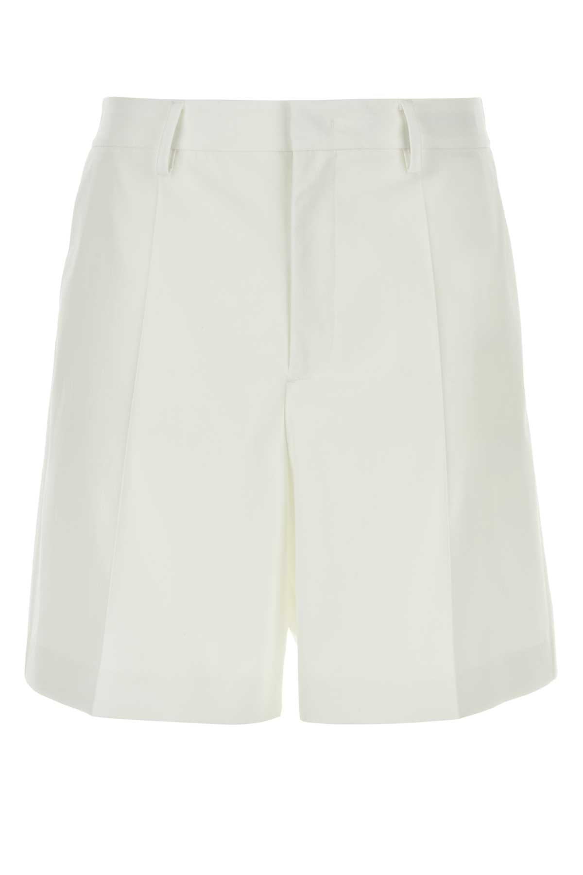 VALENTINO GARAVANI Elegant Wool Blend Bermuda Shorts