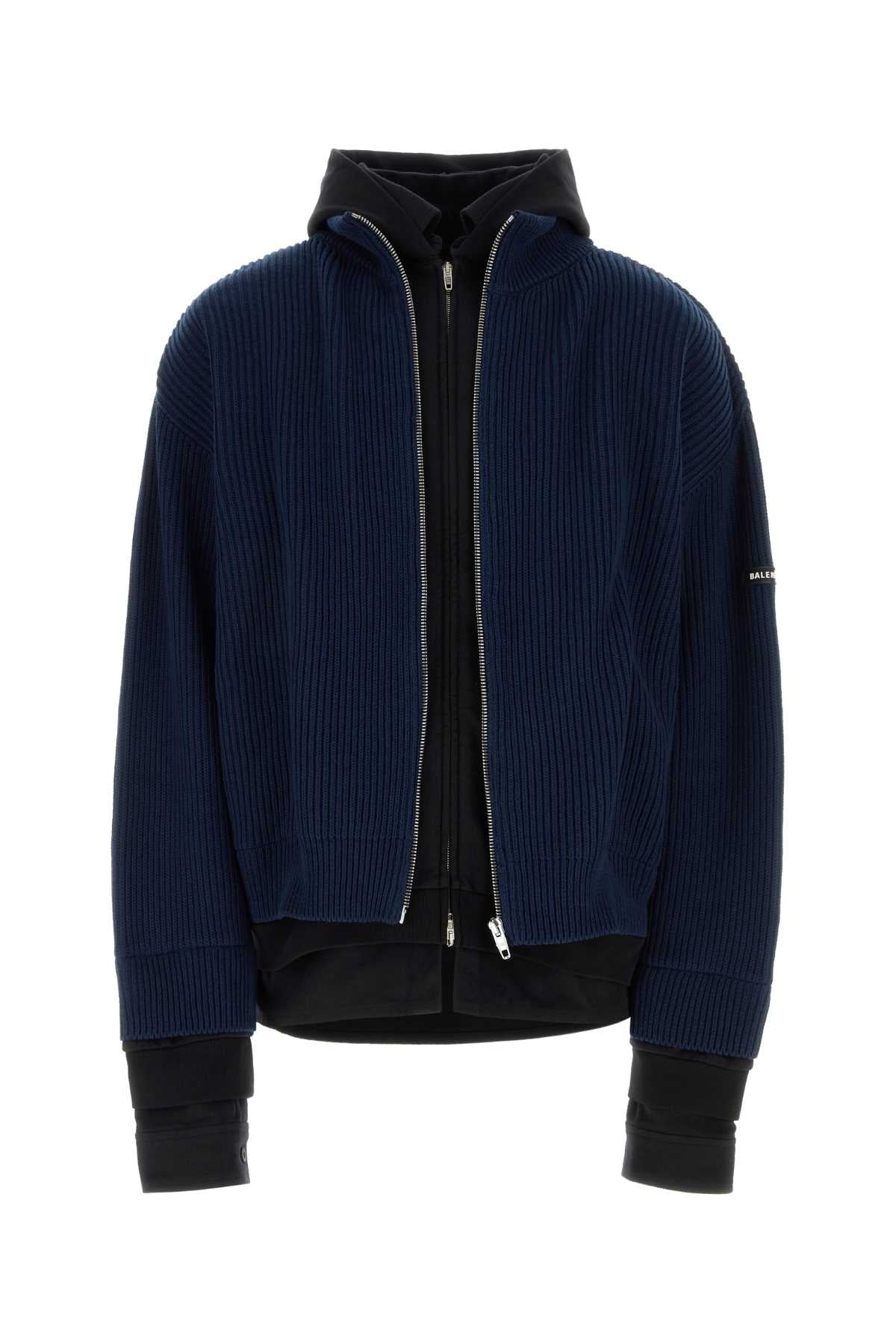 BALENCIAGA Oversized Cotton Cardigan for Men