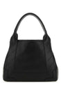 BALENCIAGA Mini Black Leather Basket Handbag