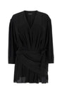 BALENCIAGA Elegant Women's Mini Dress - Crepe Design