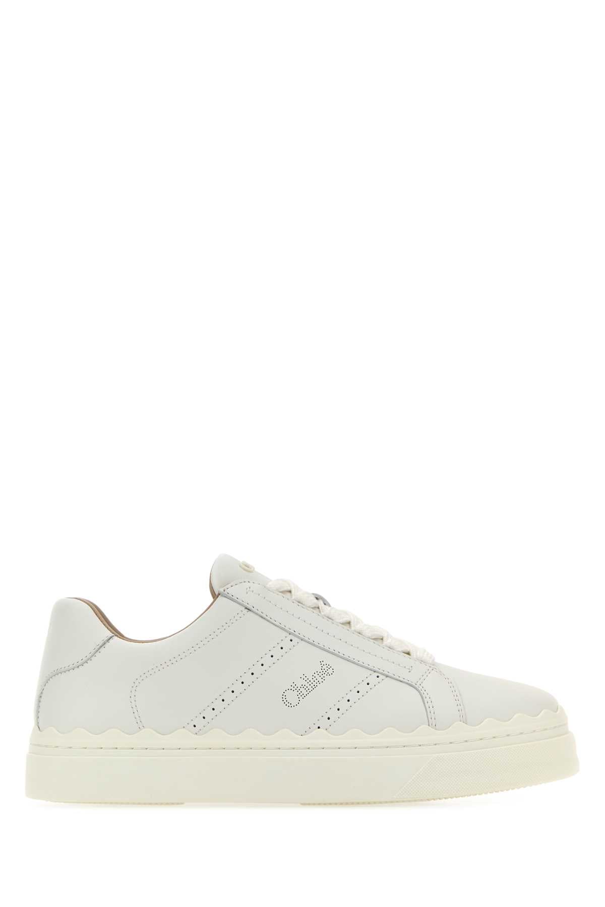 CHLOE Elegant Leather Lauren Sneakers for Women