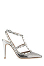 VALENTINO GARAVANI Embellished Leather Rockstud Pumps - 10 cm Heel Height