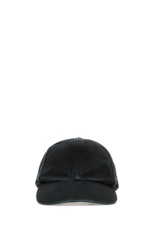 SAINT LAURENT Classic Black Cotton Baseball Cap for Women