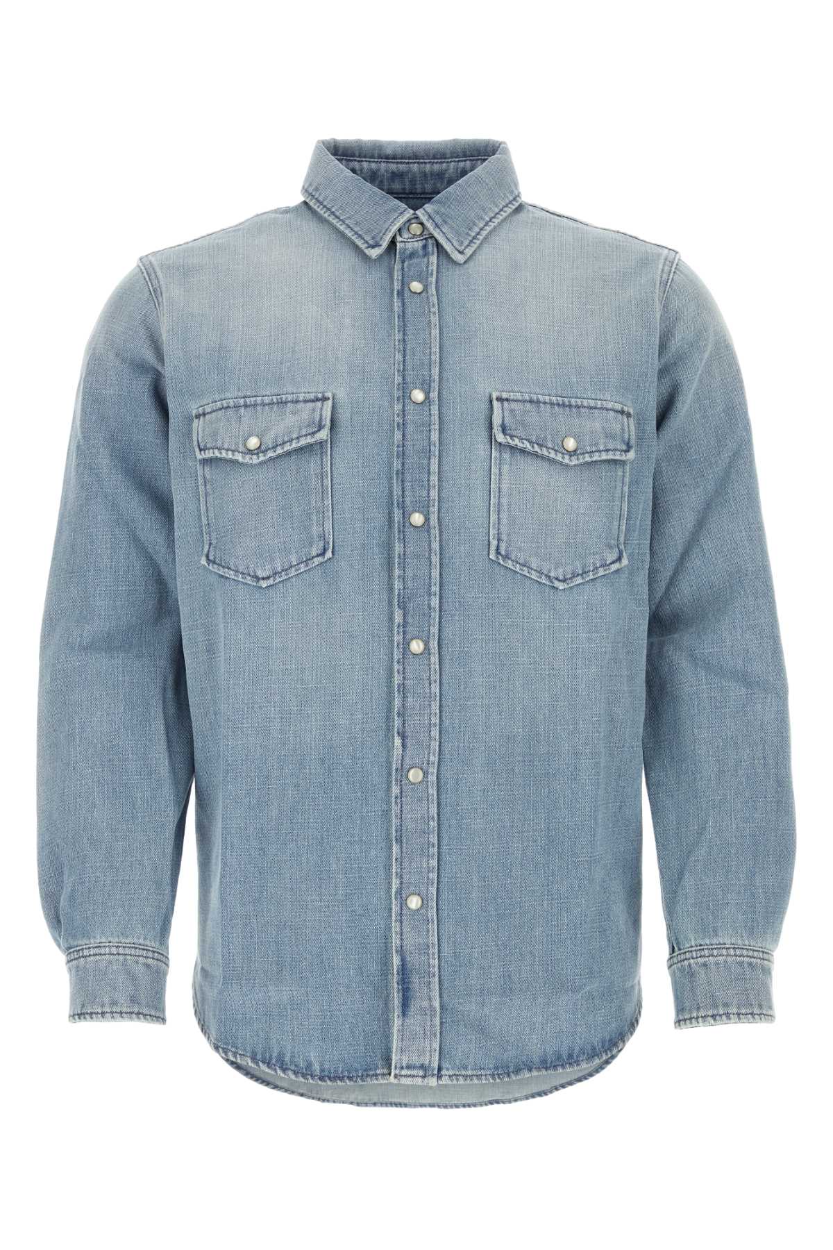 SAINT LAURENT Classic Denim Shirt for Men - Timeless Style