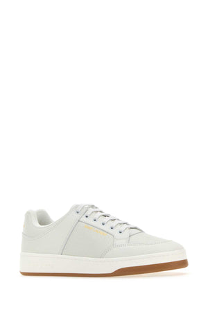 SAINT LAURENT Sleek White Leather SL/16 Sneakers