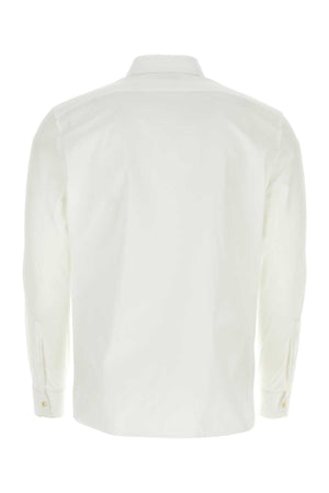 SAINT LAURENT Classic White Poplin Shirt for Men