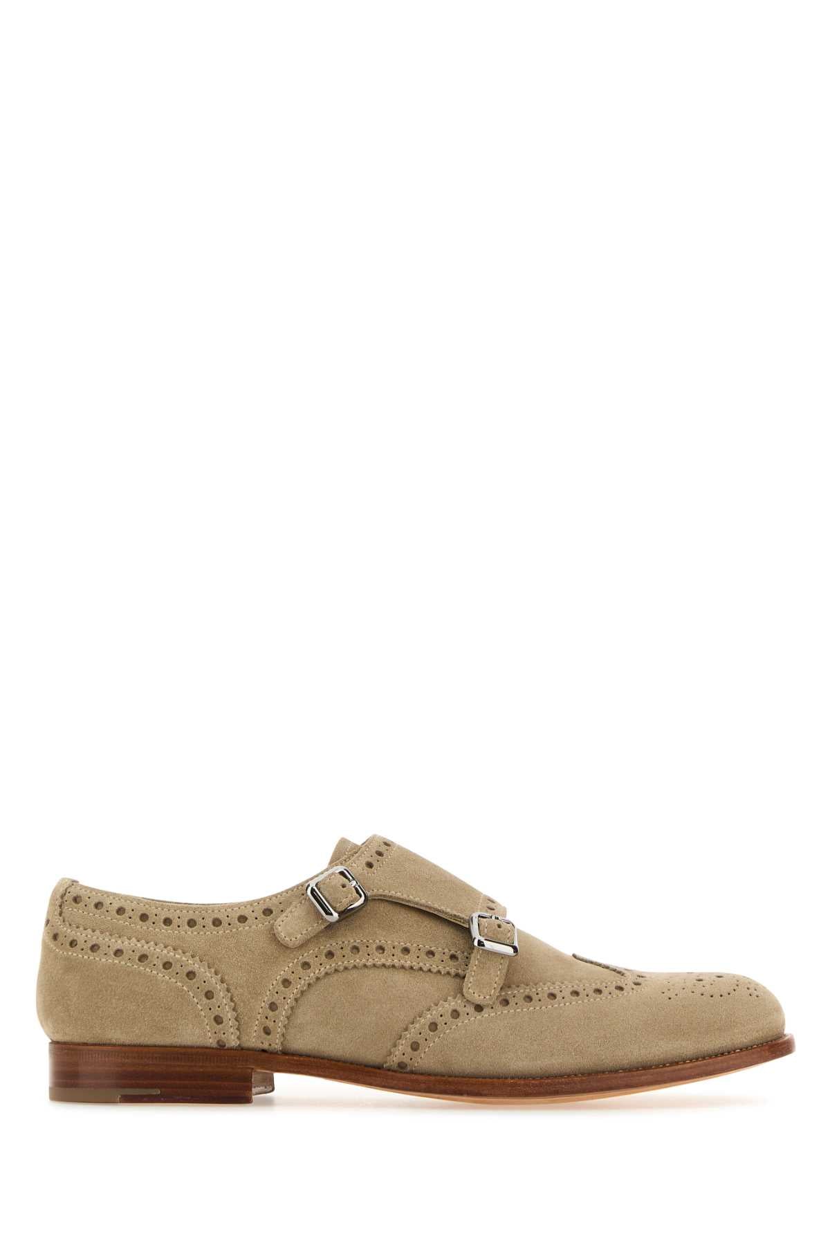 CHURCH'S Suede Monk Strap Shoes for Women