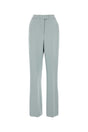 FENDI Elegant Light Blue Wool Blend Pants for Women