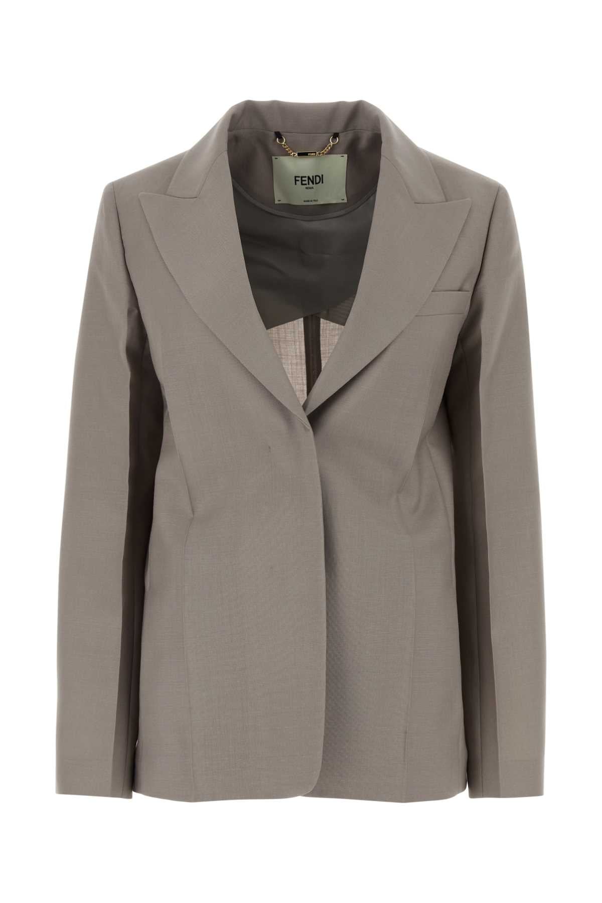 FENDI Chic Mohair Blend Blazer for Women