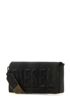 DIESEL Mini Crossbody Handbag in Black Denim