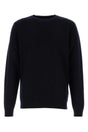 GIORGIO ARMANI Midnight Blue Wool Blend Sweater for Men