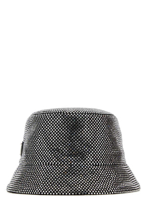 PRADA Embellished Fabric Bucket Hat for Women