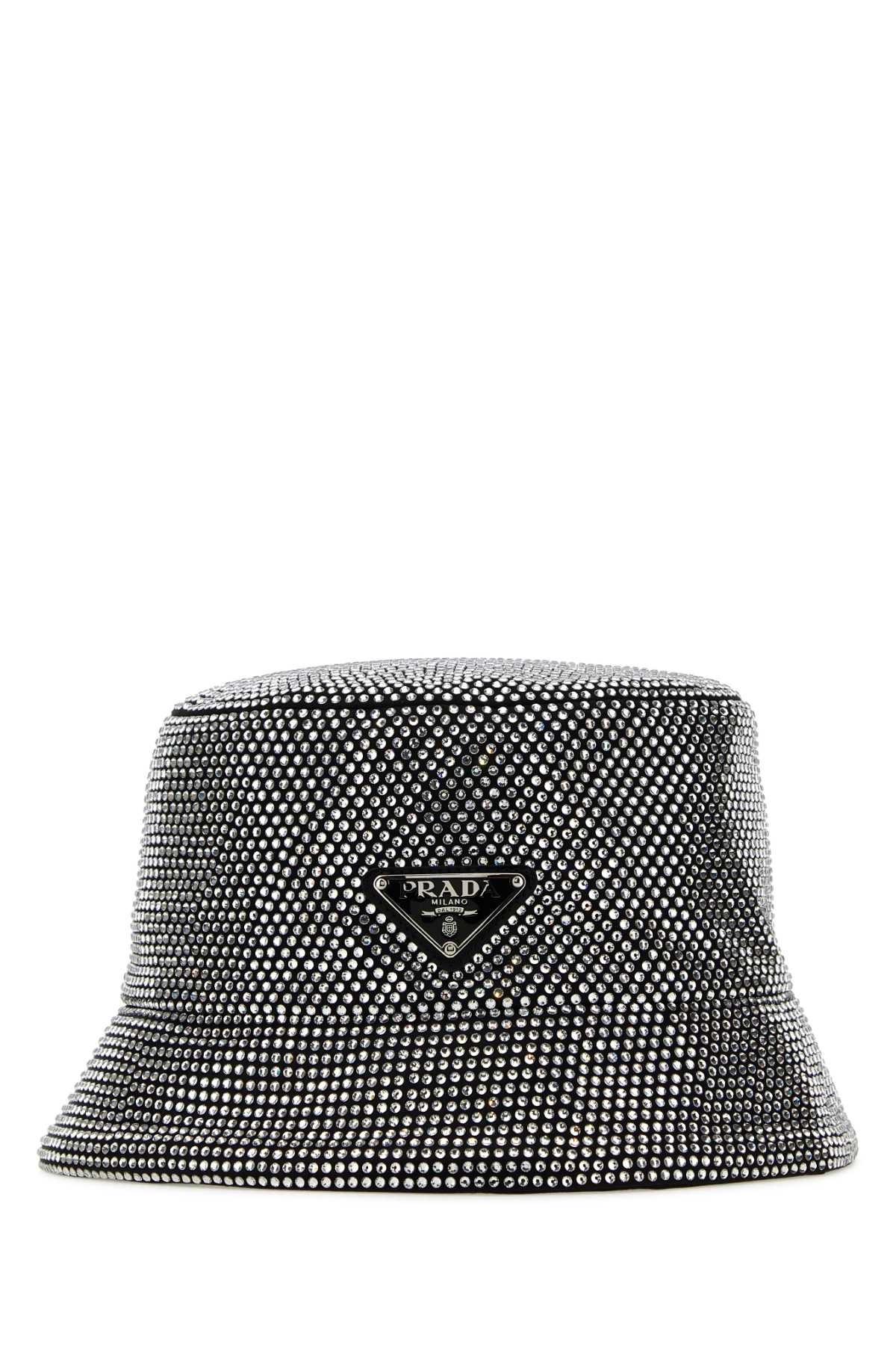 PRADA Embellished Fabric Bucket Hat for Women