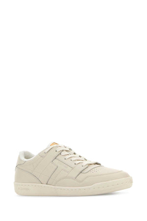 TOM FORD Ivory Leather Jake Sneakers for Men