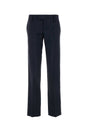 MIU MIU Soft Touch Dark Blue Mohair Blend Pants