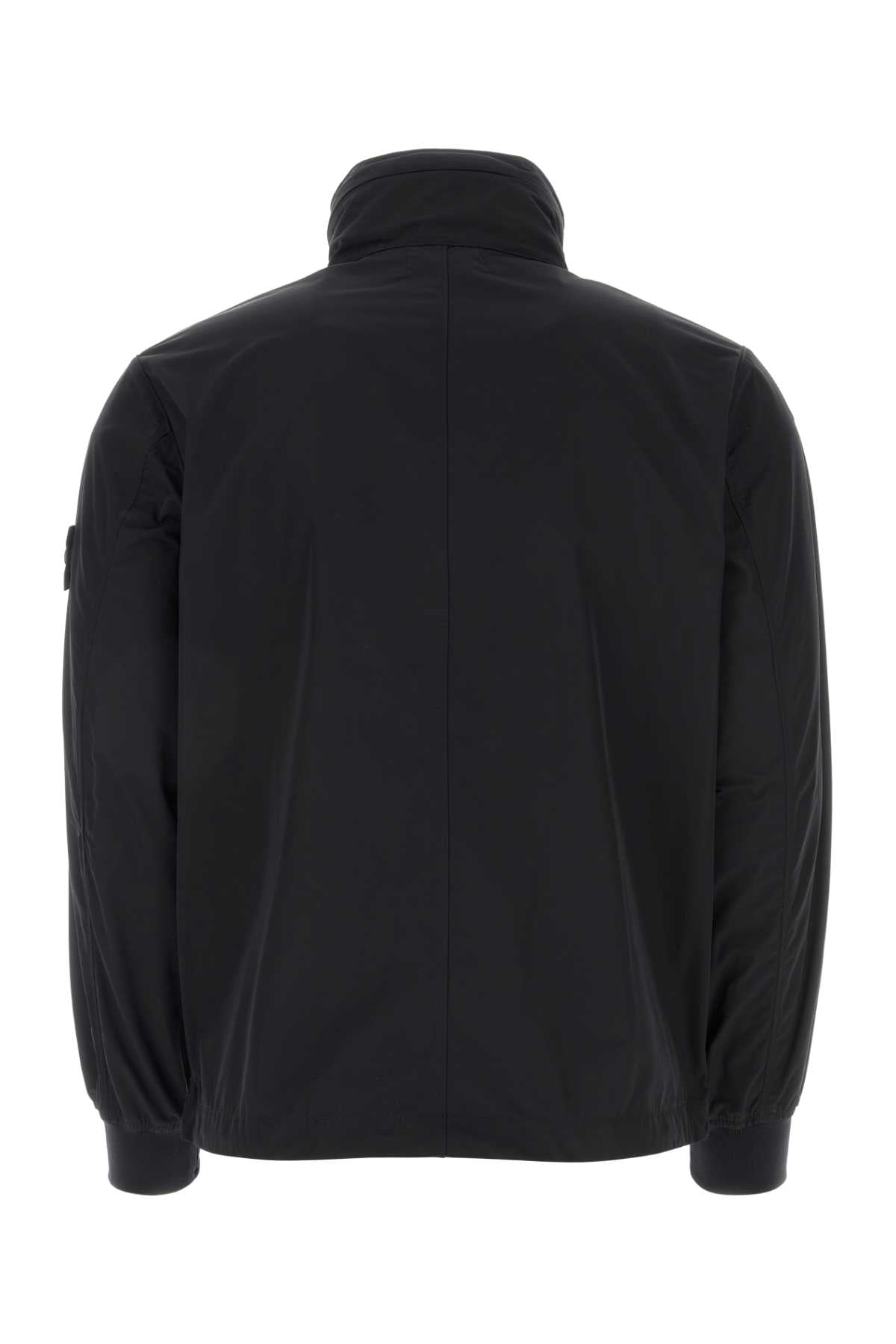 STONE ISLAND Premium Black Polyester Jacket for Men