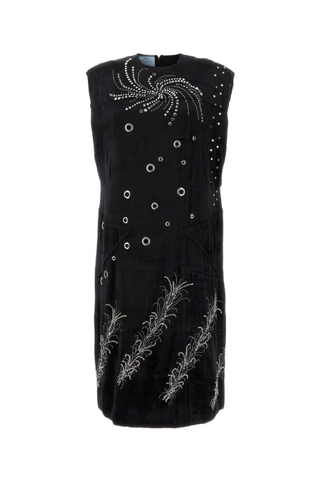 PRADA Elegant Mini Velvet Dress for Women