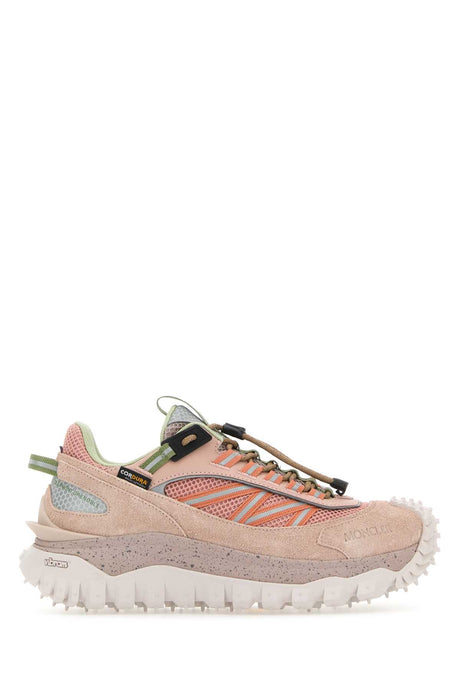 MONCLER Multicolor Fabric and Leather Trailgrip Sneaker for Women