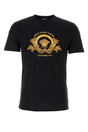 VERSACE Classic Black Cotton T-Shirt for Men