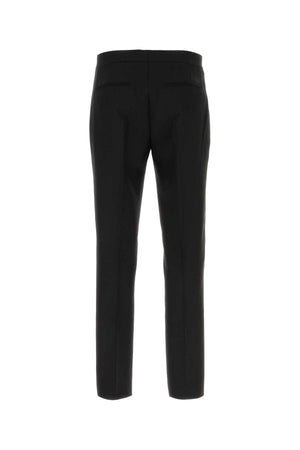 VERSACE Black Wool Blend Pants for Men