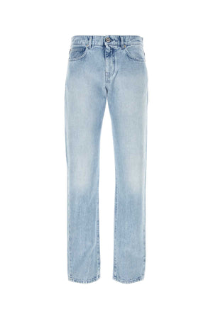 VERSACE Light Blue Denim Jeans for Men - Perfect for Casual Outings