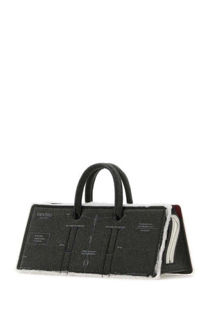 DENTRO Mini Grey Leather Otto Handbag - Stylish and Functional