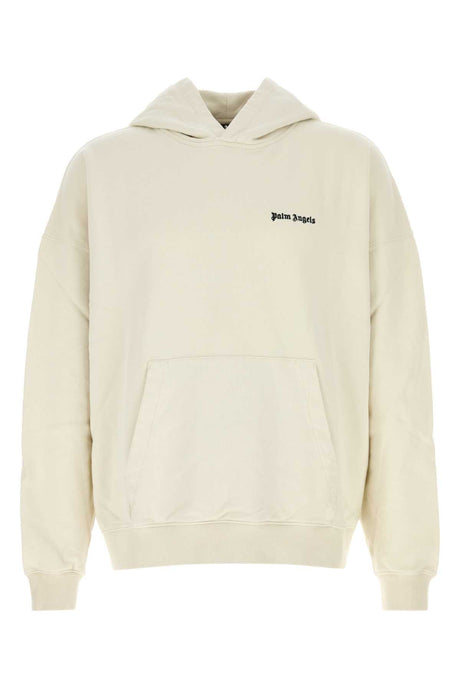 PALM ANGELS Ivory Oversize Sweatshirt