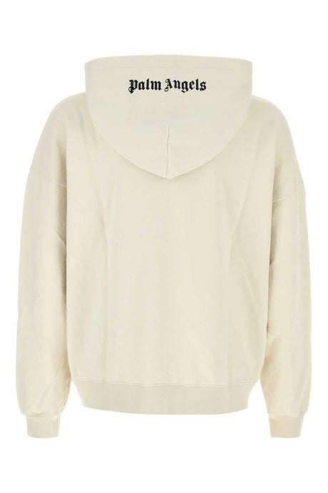 PALM ANGELS Ivory Oversize Sweatshirt