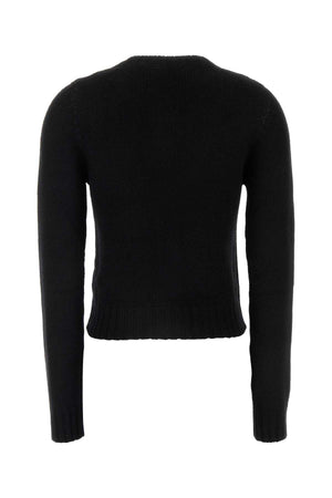 PALM ANGELS Chic Wool Blend Cardigan for Women - Black