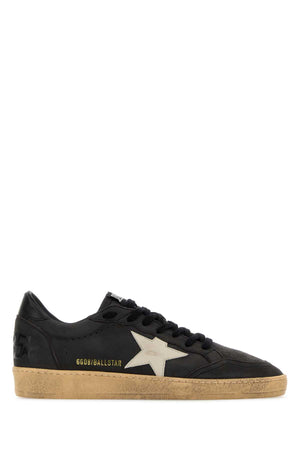 GOLDEN GOOSE DELUXE BRAND Men's Black Leather Ball Star Sneakers