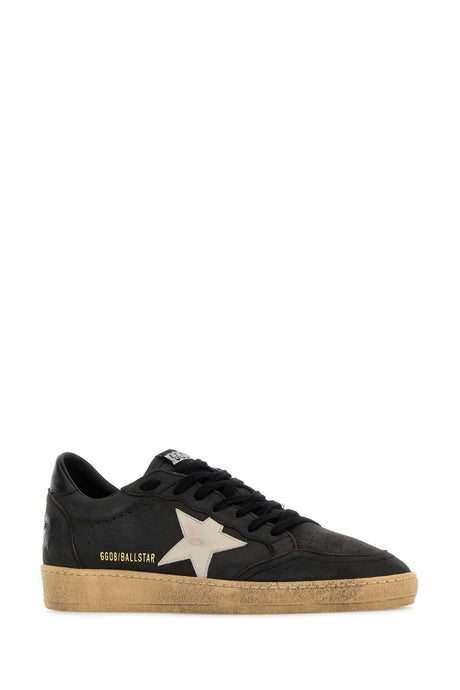 GOLDEN GOOSE DELUXE BRAND Men's Black Leather Ball Star Sneakers