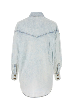 ZIMMERMANN Light Blue Denim Halliday Shirt