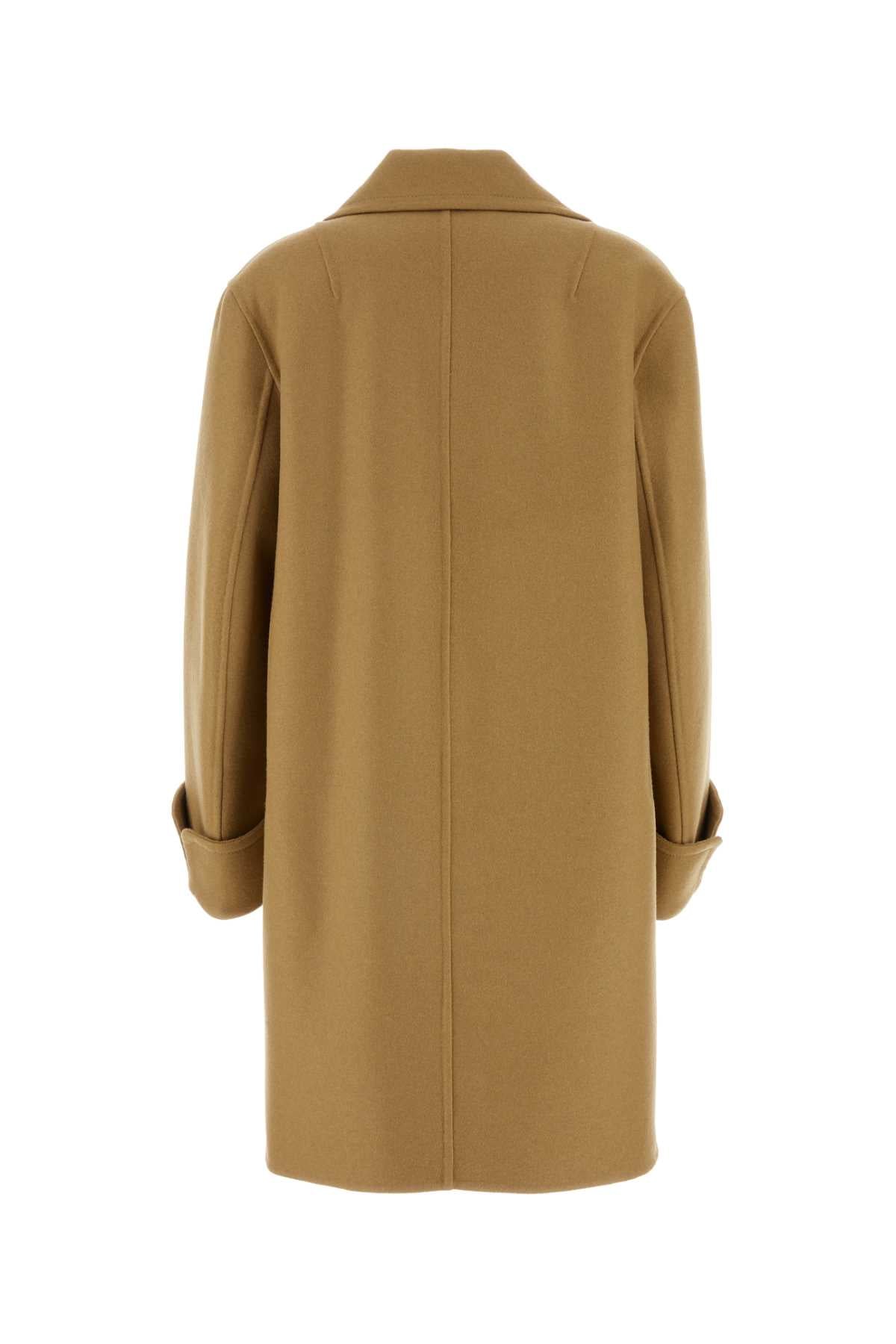 ERMANNO SCERVINO Camel Wool Blend Jacket for Women