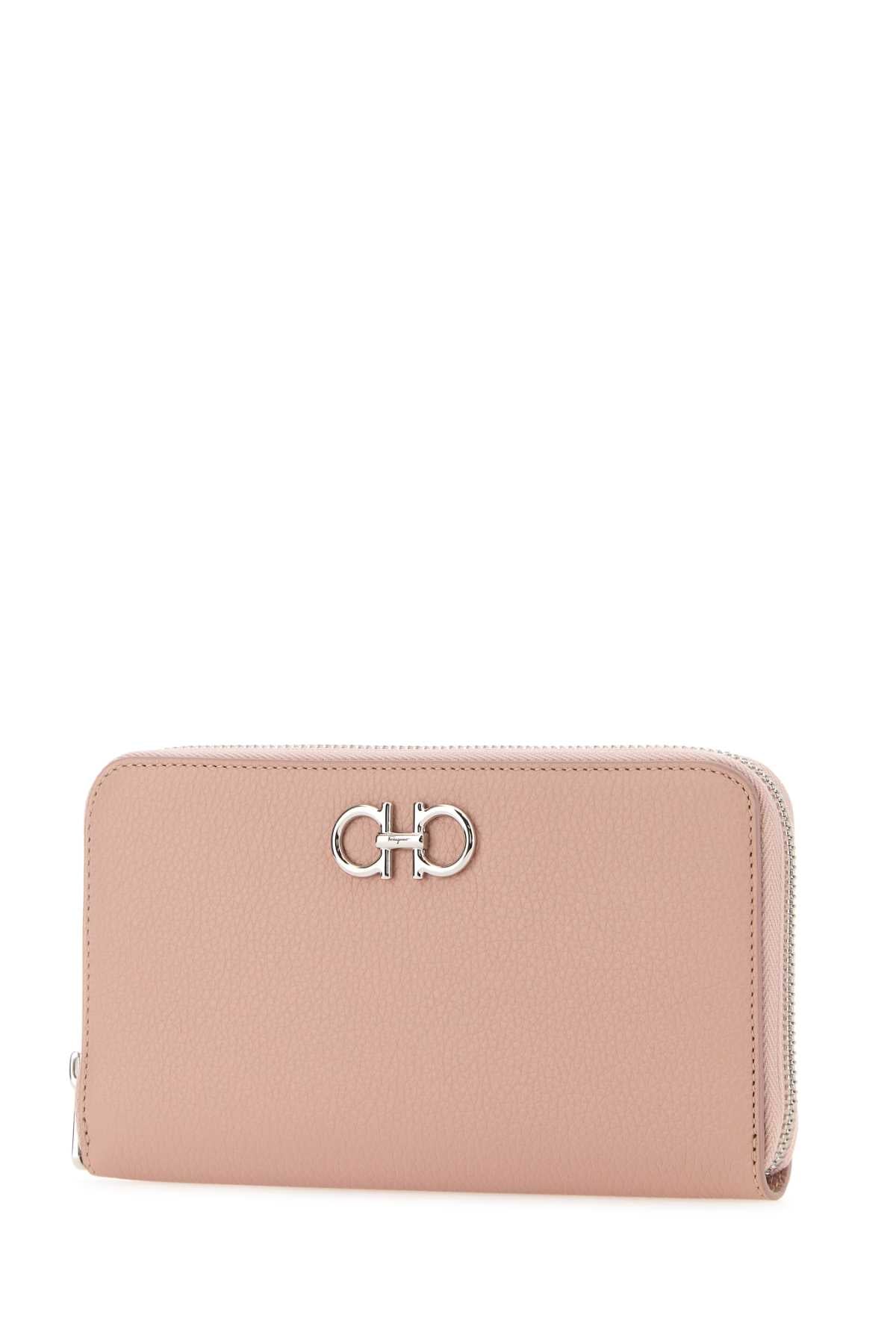 SALVATORE FERRAGAMO Mini Pink Leather Wallet