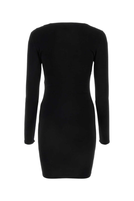 SAINT LAURENT Chic Black Stretch Dress