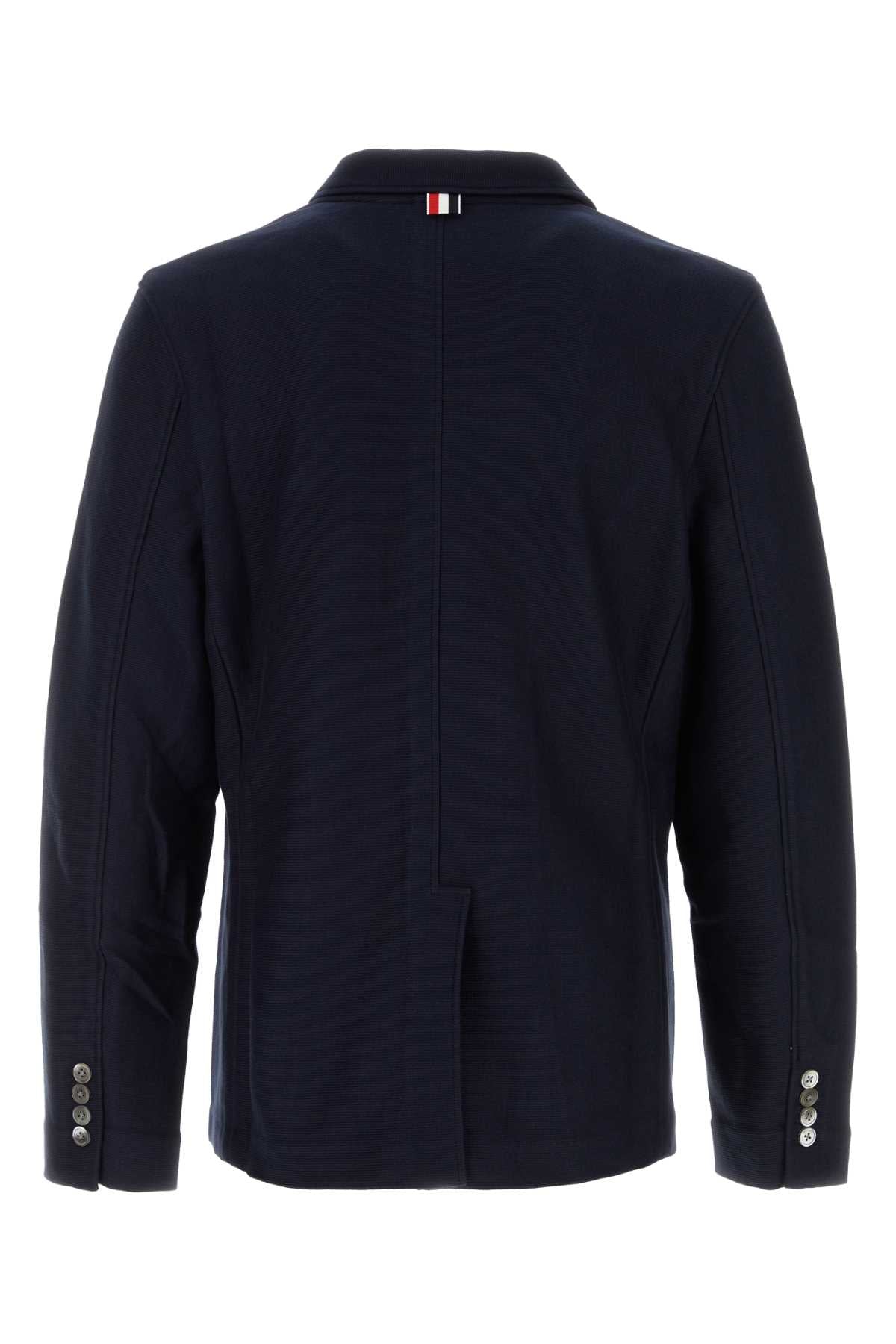 THOM BROWNE Classic Cotton Blazer for Men