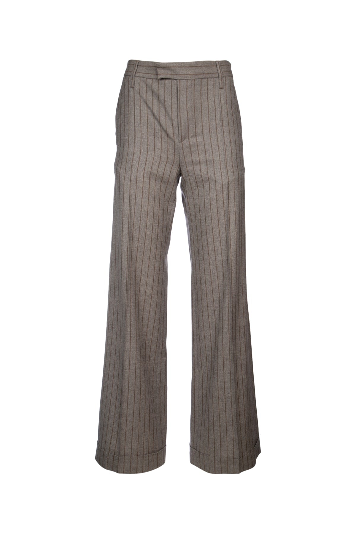 BRUNELLO CUCINELLI Elegant High-Waisted Trousers