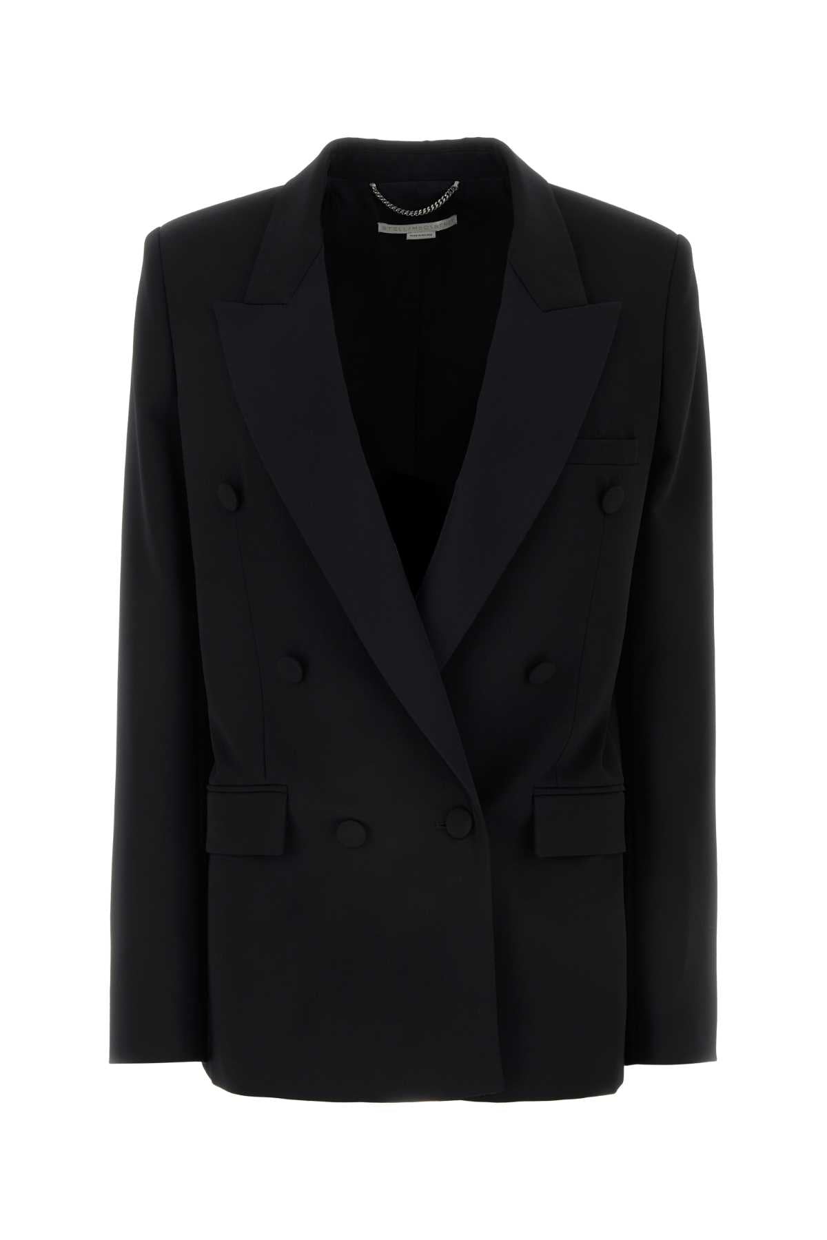 STELLA McCARTNEY Black Stretch Wool Blazer