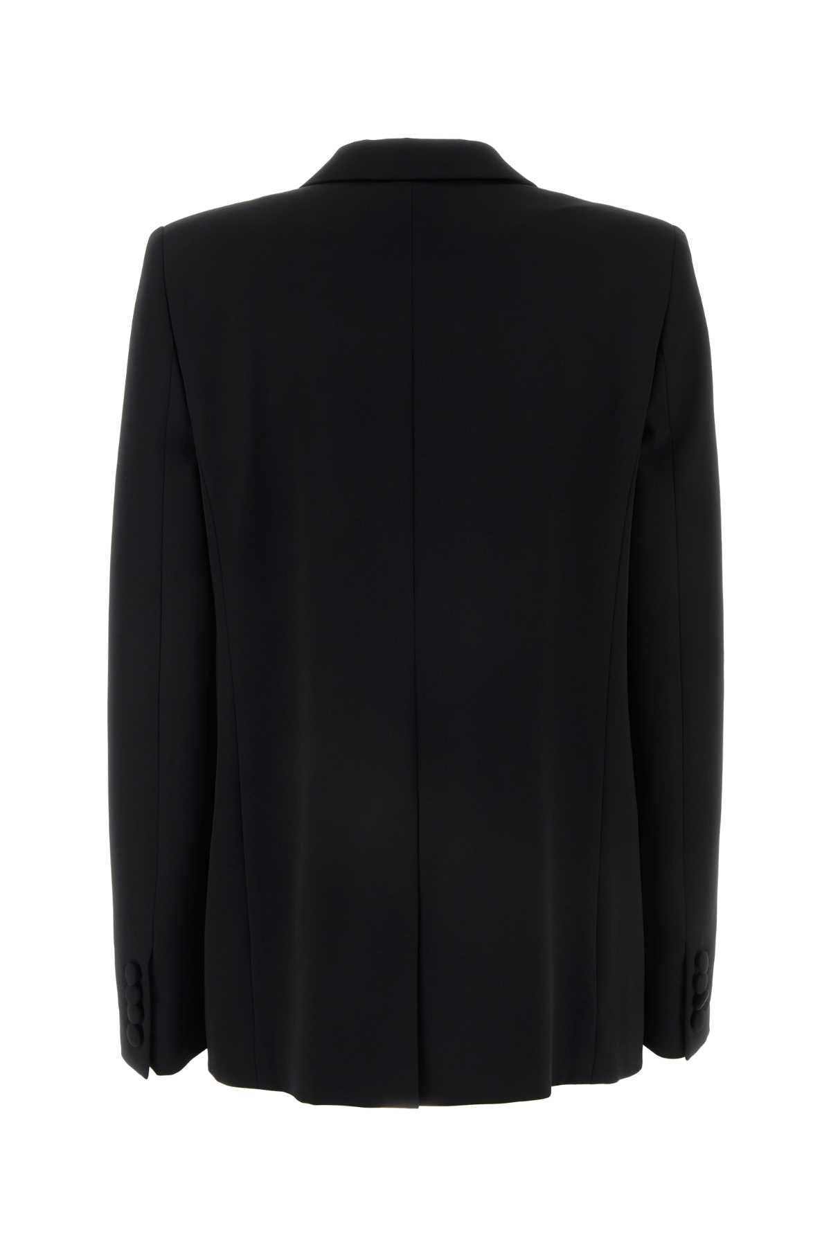 STELLA McCARTNEY Black Stretch Wool Blazer