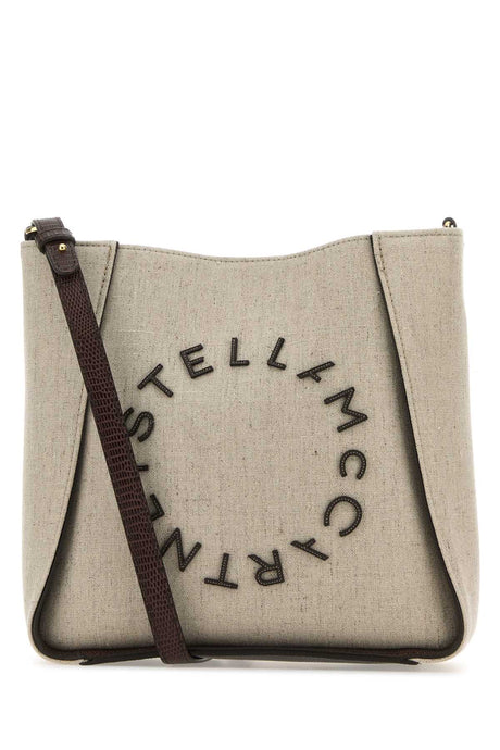 STELLA McCARTNEY Cappuccino Mini Canvas Crossbody Handbag